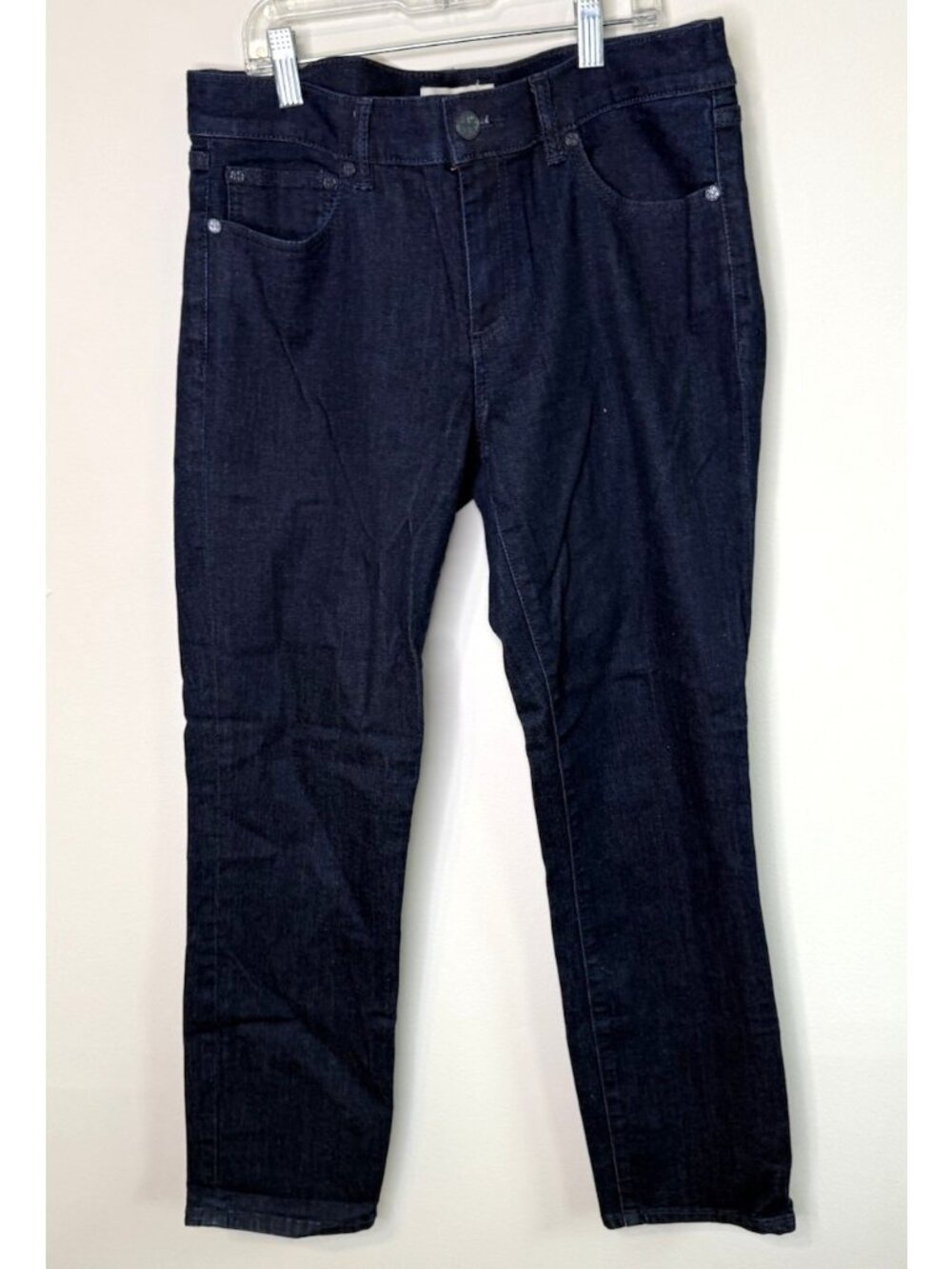 Tory Burch Cropped Skinny Jeans Darkwash Indigo